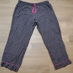 Womens Polka Dot PJ's with Pink Accents